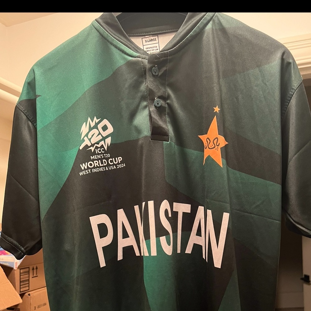 Pakistan cricket jersey USA 2024 World Cup